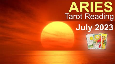 Aries July 2023 Tarot Reading Its A Big Yes A Weight Is Lifted