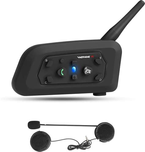 Vnetphone V6 Intercomunicador Casco Moto Bluetooth 1200m Auriculares