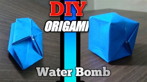Origami Water Bomb L Water Ballon L Origami Water Weapon Youtube