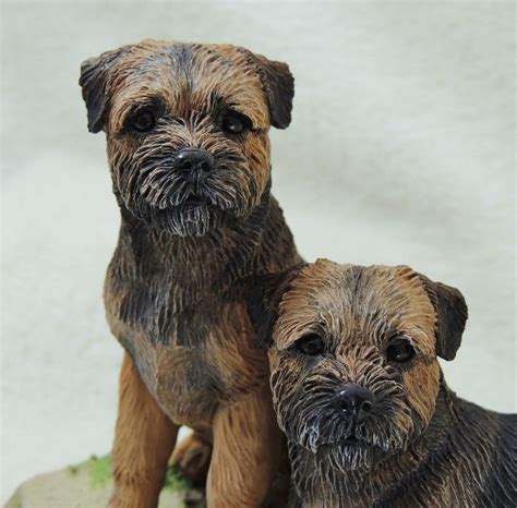 Border Terrier Sculpture Border Terrier Dog Sculpture Pet Portraits