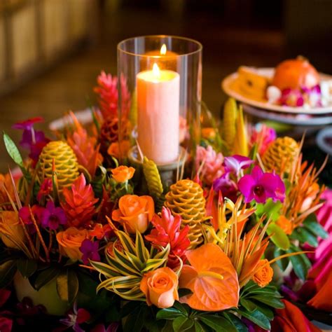 Weddings Tropical Floral Arrangements Tropical Flower Arrangements Tropical Centerpieces