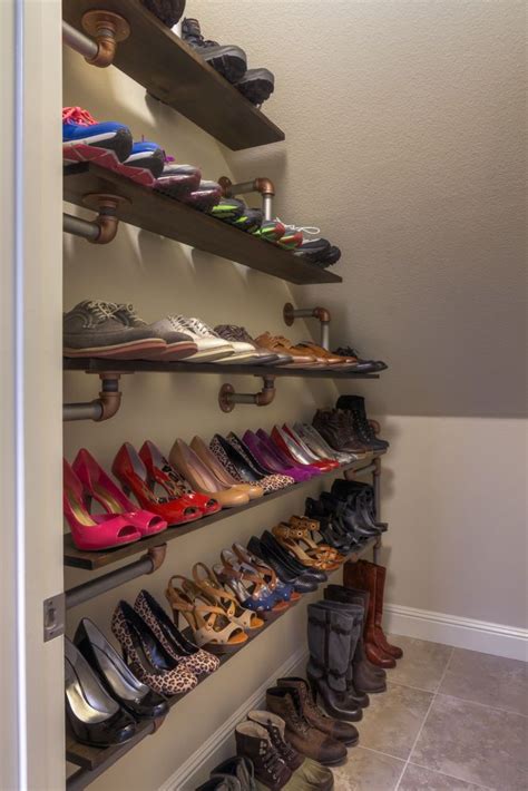 This durable diy shoe rack is entirely made of cardboard. Pin on Closet Ideas