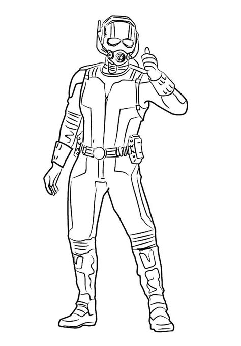 Some tips for printing these coloring pages: Ant Man Coloring Page Collections in 2020 | Captain ...