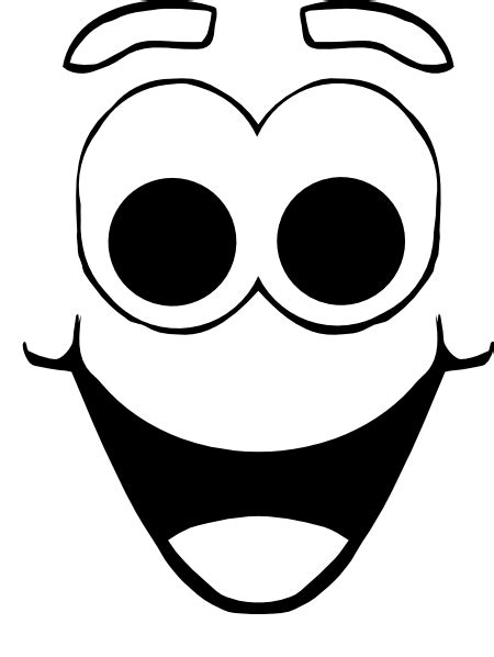 Happy Cartoon Face Clip Art At Vector Clip Art Online