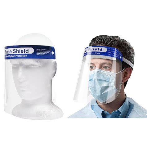 This face shield comes with a top visor shield and a reusable frame with easy to change shields and a top visor. Face Shield (Full-Face Protective Splash Mask) - American ...