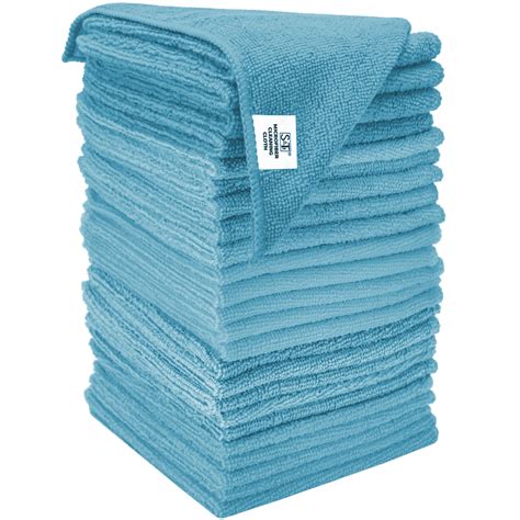 Sandt Inc 958101 Microfiber Cleaning Cloths Reusable And Lint Free