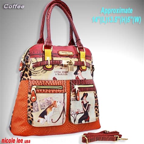 Nicole Lee Fashion Shoulder Handbag Satchel Tote Purse Or Set Prt3200