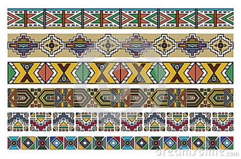Ndebele African Border Pattern Art 2 Pattern Art Border Pattern Art