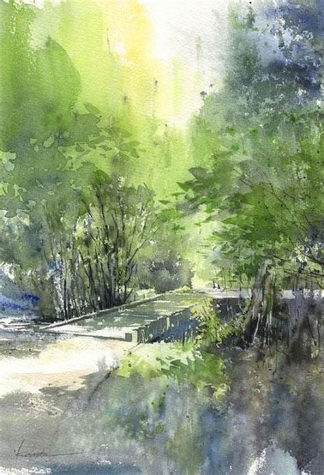 40 Easy Watercolor Landscape Painting Ideas For Beginners In 2020