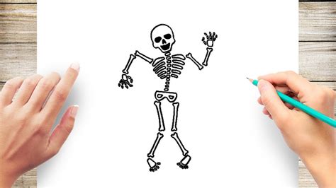 Creative Skeleton Drawings Easy
