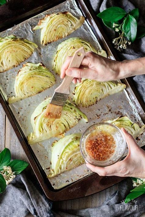 Heat over a low heat and whisk together until combined (i used a silicone whisk ). Roasted Cabbage Wedges with Lemon Garlic Butter: an easy ...