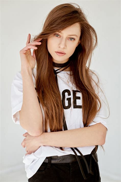 Fashion Blogger Model Artist Tanya She Andrey Derich White Photoshoot