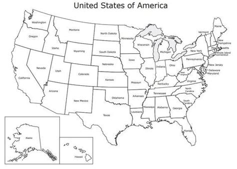 Coloring Map Of Usa In 2020 With Images United States Map Usa Map