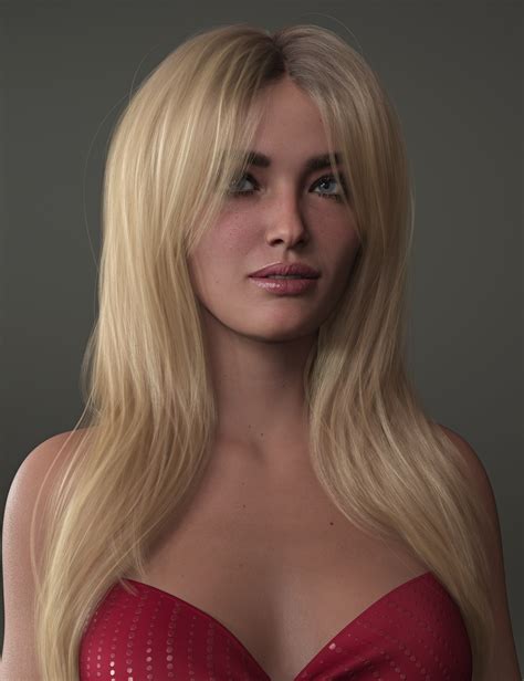 Layered Long Hair For Genesis 8 Female Daz 3d