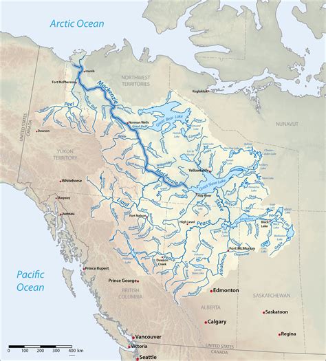 List Of Longest Rivers Of Canada Wikipedia