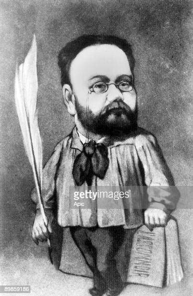 French Writer Emile Zola Caricature Engraving News Photo Getty Images