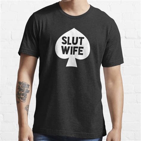 Slut Wife Qos Queen Of Spades T Shirt For Sale By Qcult Redbubble