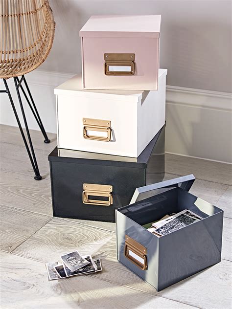 Great savings & free delivery / collection on many items. Metal Storage Boxes - Mad About The House