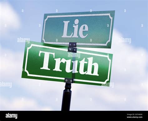 Truth Versus Lies Hi Res Stock Photography And Images Alamy