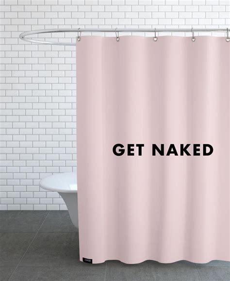 Get Naked Shower Curtain Juniqe
