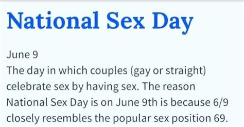 National Sex Day On Twitter Well There Ya Go Andits Now An