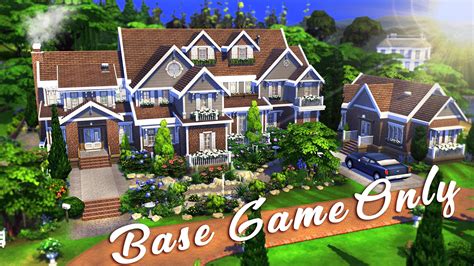 Base Game Only Mansion I Built What Do Yall Think 💕 Sims4