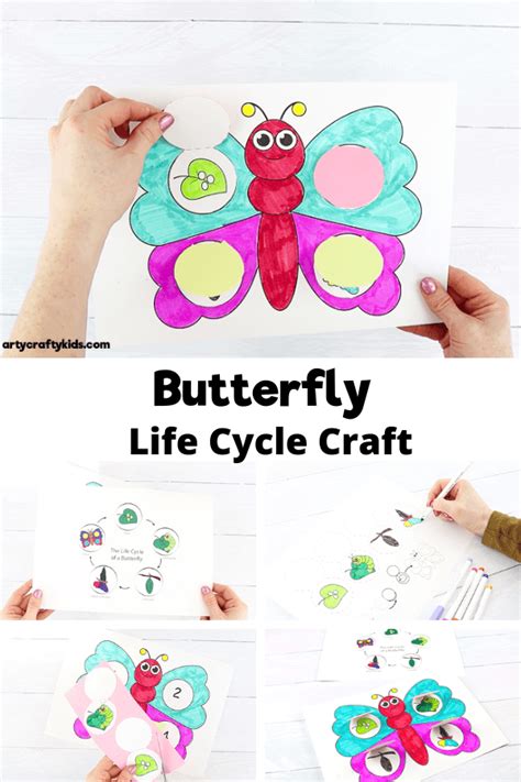 Butterfly Life Cycle Craft Arty Crafty Kids