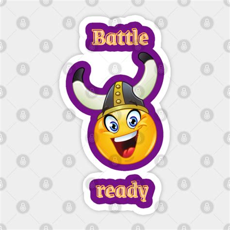 Battle Ready Emoji Emoji Sticker Teepublic