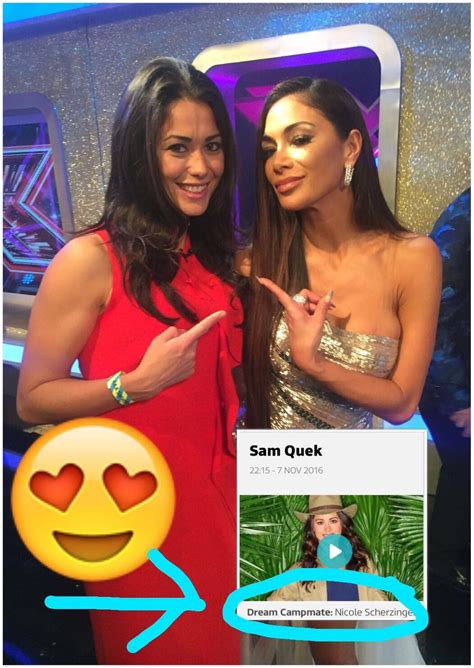 Sam Quek And Nicole Scherzinger Sam Quek Nicole Scherzinger Be A Better Person Samantha Supportive