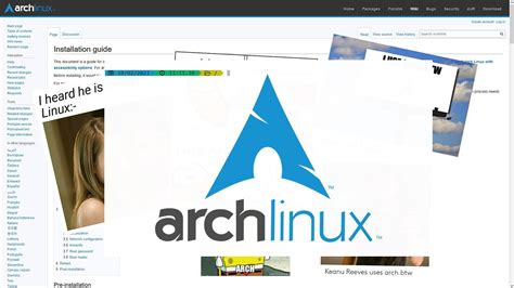 I Use Arch Btw простая и понятная установка Arch Linux Установка