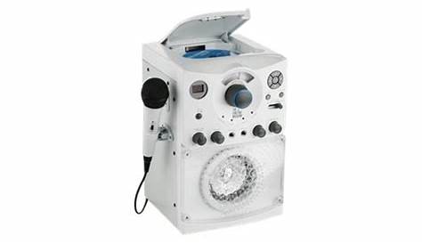 Customer Reviews: Singing Machine CD+G Bluetooth Karaoke System White