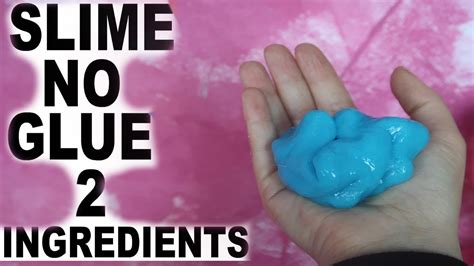 How To Make Slime Without Glue 2 Ingredients 3 Ways Without Eye