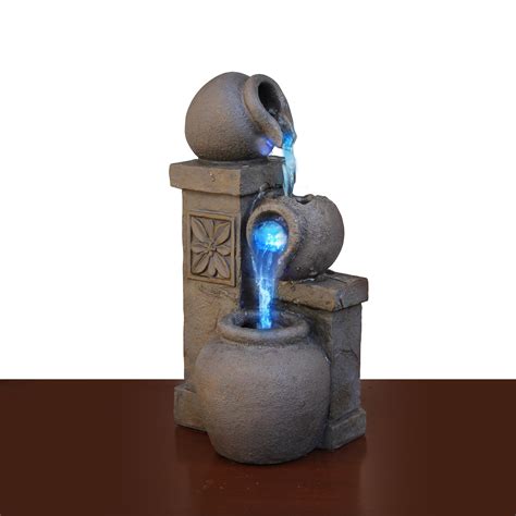 Check out our tabletop fountains selection for the very best in unique or custom, handmade pieces from our garden decoration shops. Rustic Vase LED Fountain - Home - Home Decor - Decorative Accents - Indoor Fountains
