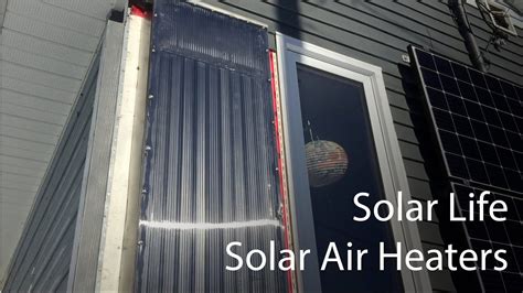 Solar Air Heater Designs And Construction Youtube