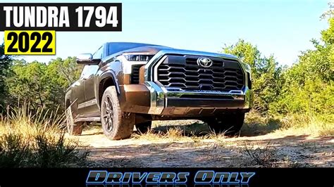 2022 Toyota Tundra 1794 Going Off Road Youtube