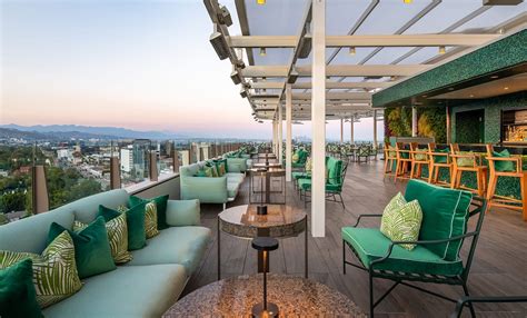 Beverly Hills Rooftop Bar Waldorf Astoria Rooftop Bar