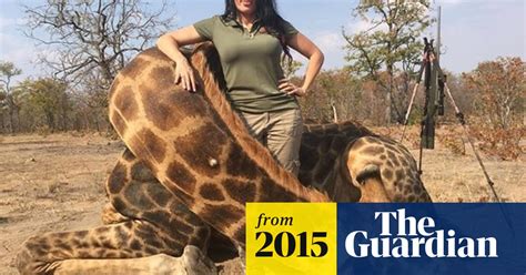 Giraffes Are Dangerous Another Trophy Hunter Under Fire After Defending Hobby Cecil The