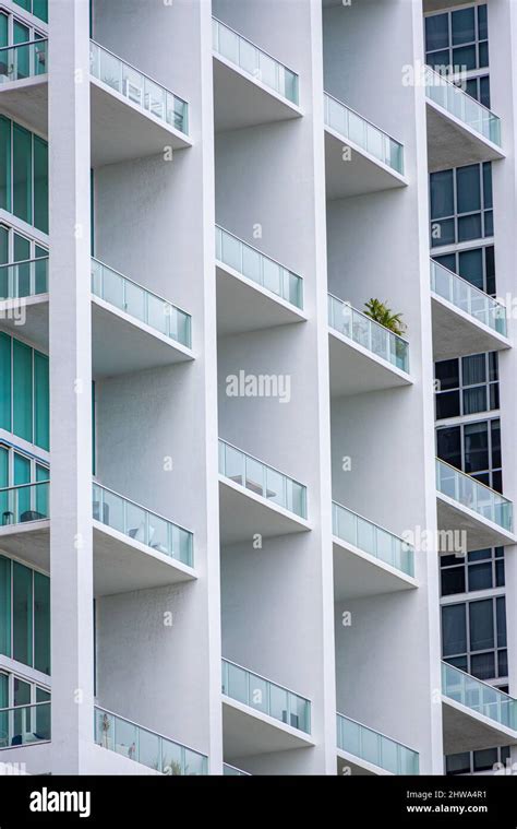 Modern Skyscrapers In Downtown Miami Stock Photo Alamy