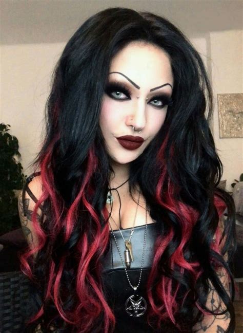 Doing any sort of hairstyle on long hair seems to take ages and makes you want to take a scissor and get rid of it. Pin on Goth Goth Goth, Witch, Steampunk, Cabaret ...