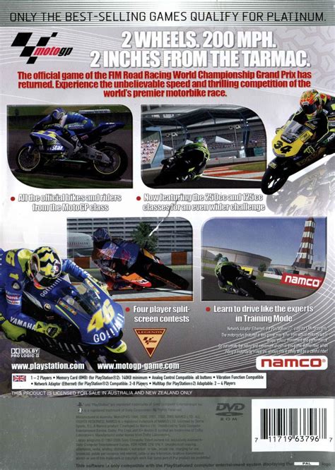 Motogp 4 2005 Playstation 2 Box Cover Art Mobygames