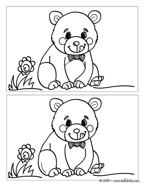 Bear Spot The 5 Differences Online Games