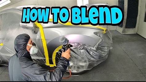 Car Painting How To Blend Paint In Small Areas Youtube