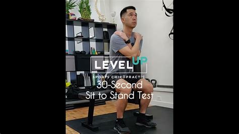 30 Second Sit To Stand Test Youtube