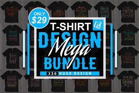 300 Editable T Shirt Designs Pre Designed Photoshop Graphics