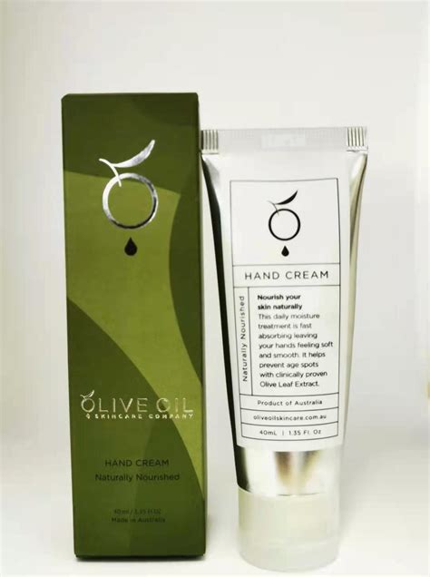 Hand Cream Naturally Nourished Olive Oil Skincare