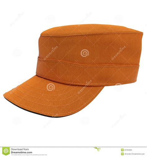Brown Cap Stock Photo Image Of Military Clothing Protective 53764264