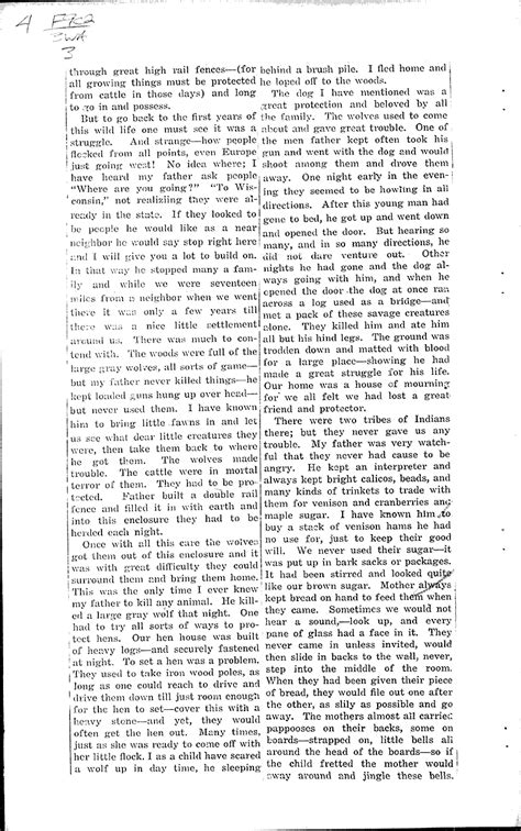 Pioneer Days Their Hardships And Pleasures Newspaper Article