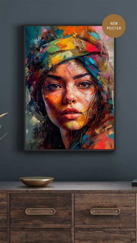 Modern Abstract Art Singulart Modern Abstract Face Art Modern Abstract