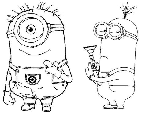 Kleurplaat Minions 3 Minion Coloring Pages Minions