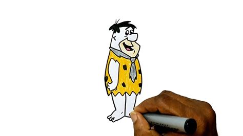 How To Draw Fred Flintstone Youtube